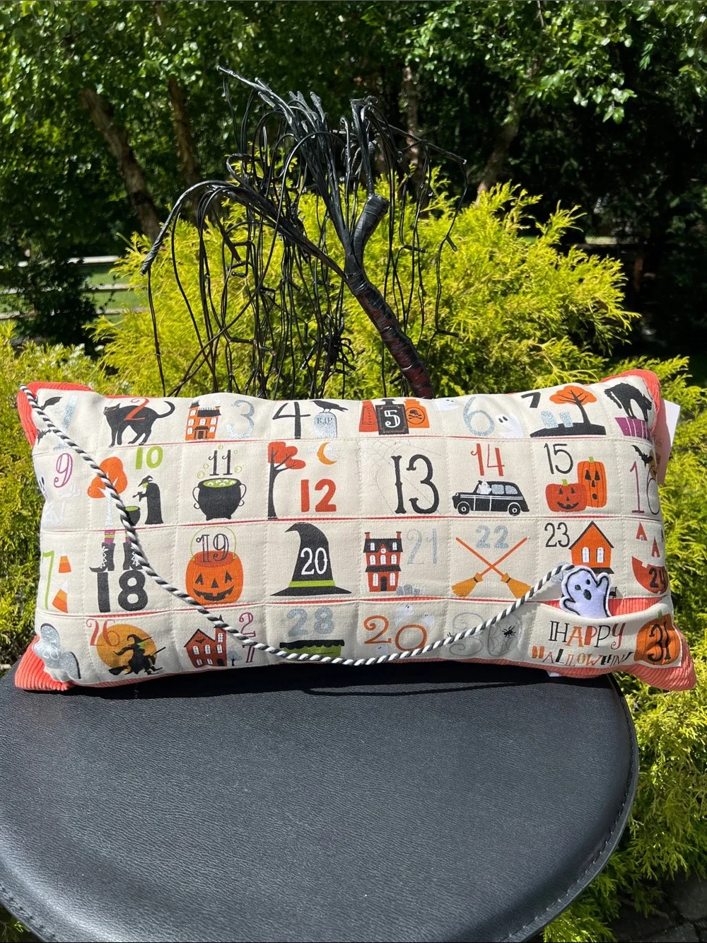 Isaac Mizrahi Countdown To Halloween Pillow